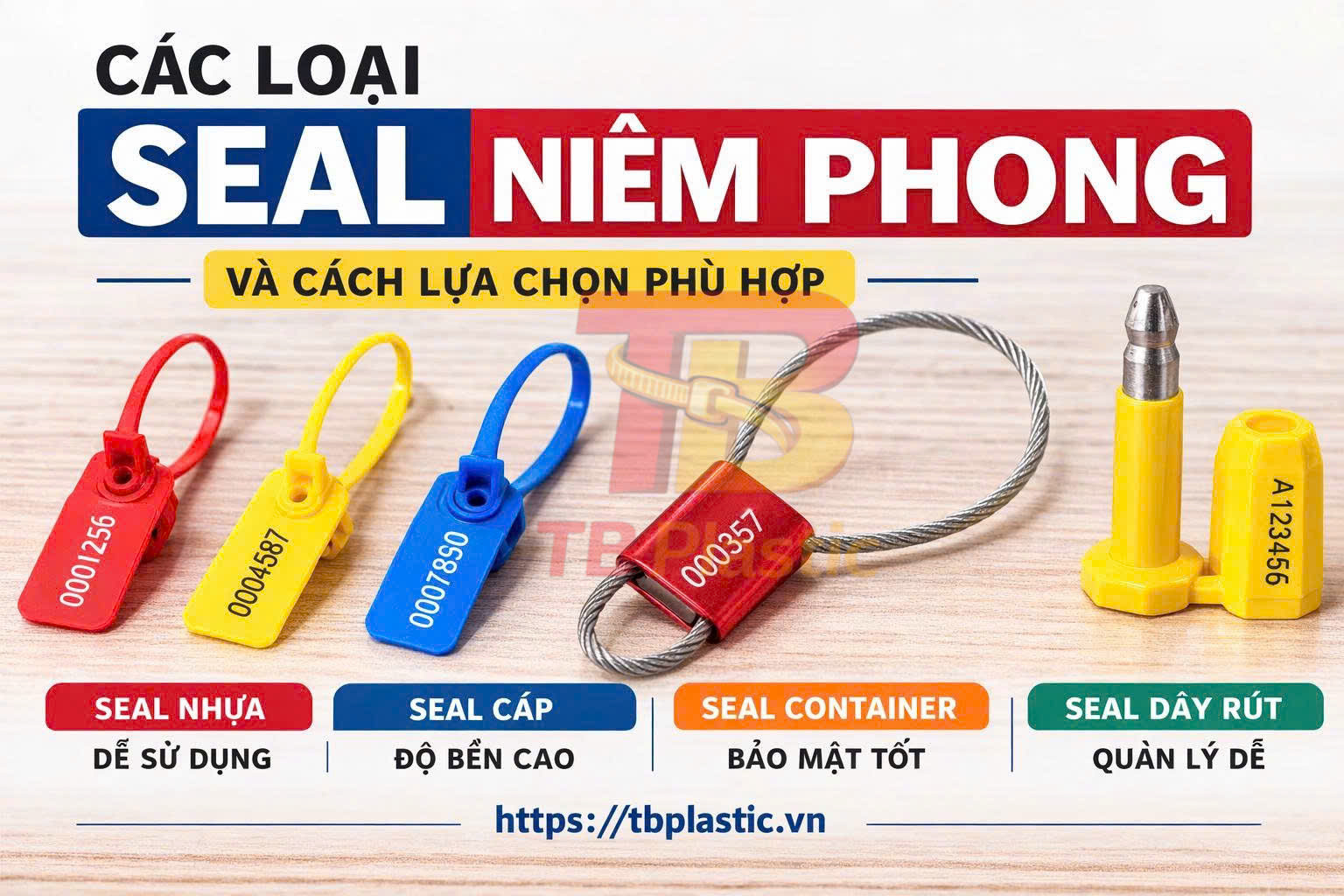 Các loại seal niêm phong phổ biến