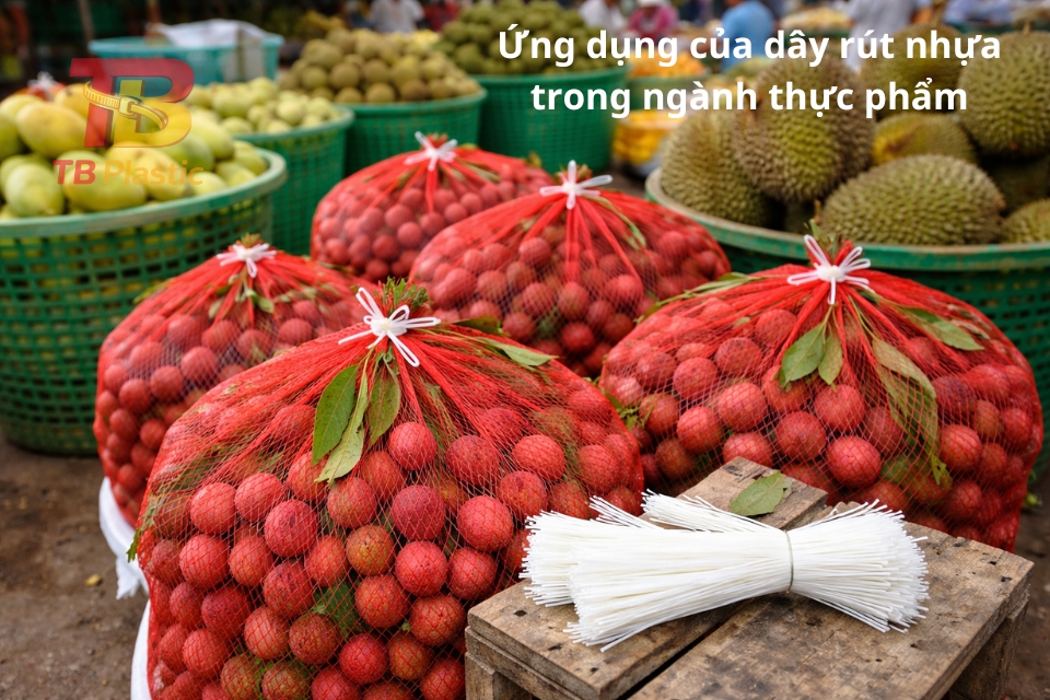 Ứng dụng thực tế của dây rút nhựa trong ngành thực phẩm