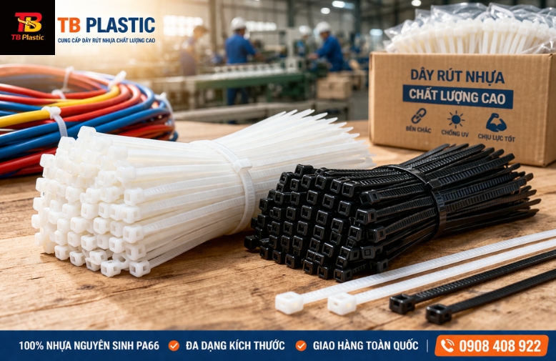 dây rút nhựa chất lượng cao cho doanh nghiệp sản xuất