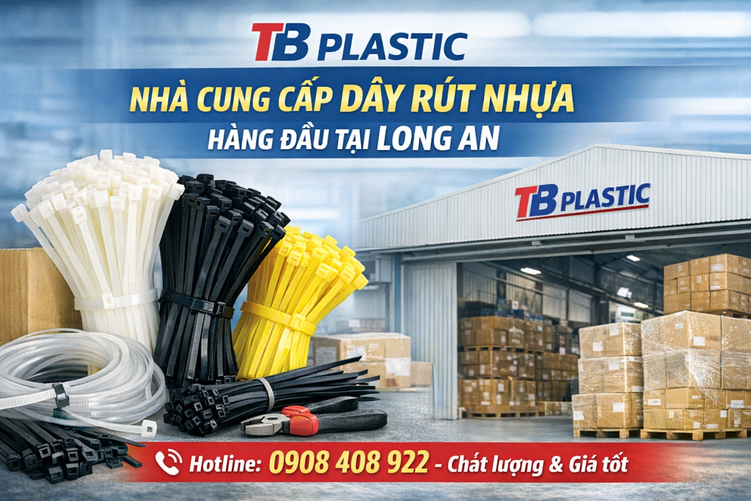 TB Plastic- Nhà cung cấp dây rút nhựa hàng đầu tại Long An